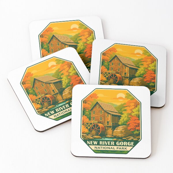 Item preview, New River Gorge National Park Retro Bridge Sticker designed and sold by Ismeal Von.