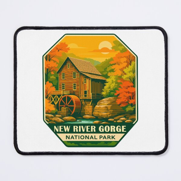 Item preview, New River Gorge National Park Retro Bridge Sticker designed and sold by Ismeal Von.