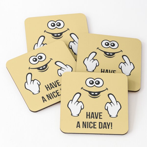 Item preview, Smiling Face – Have A Nice Day! (Stinky Finger) designed and sold by MrFaulbaum.