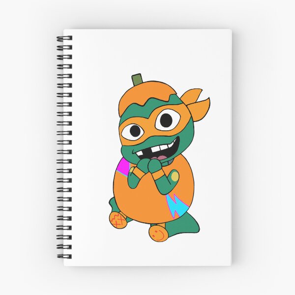 Item preview, TMNT Halloween: Rise Mikey the Pumpkin designed and sold by Leah'sArt&Stuff.