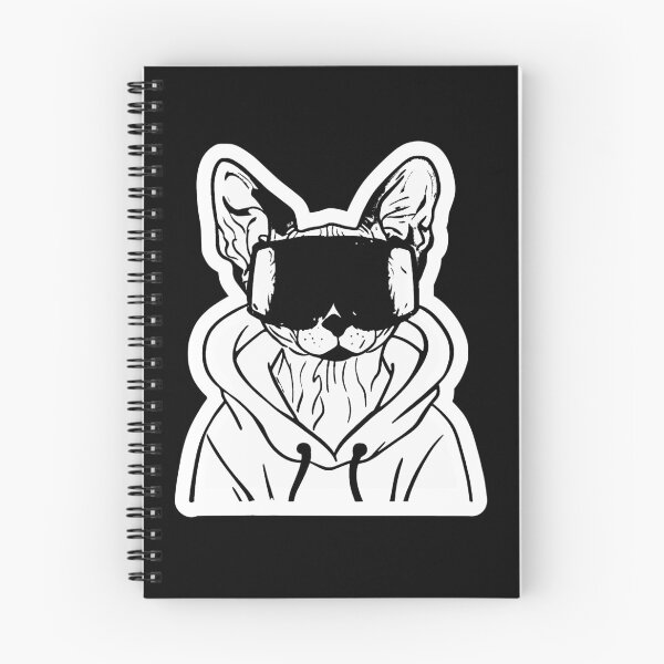 Item preview, Pit Viper Sticker / Decal - Cool Cat B&W designed and sold by sticker-vault.