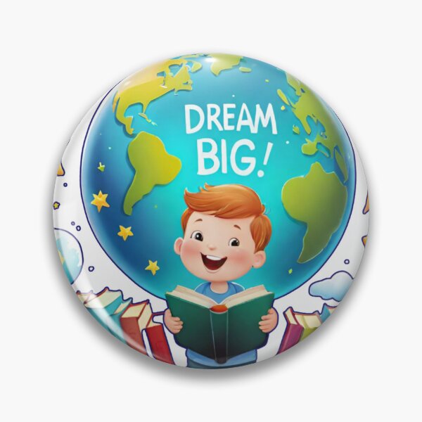 Item preview, “Dream Big, Be Curious!” – Inspirational Kids Science & Learning Design | Motivational T-Shirt, Hoodie, Mug & Gift Collection designed and sold by CallisC-Arts.