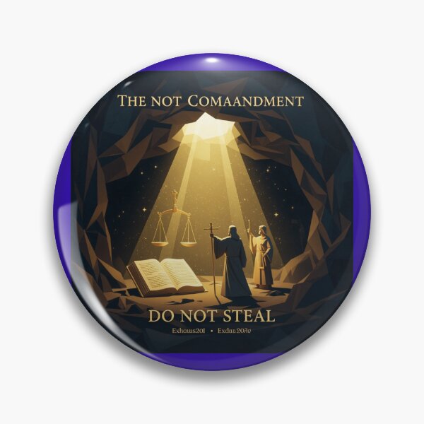 Item preview,  The Eighth Commandment – Do Not Steal ,  designed and sold by PaintMeWorld.