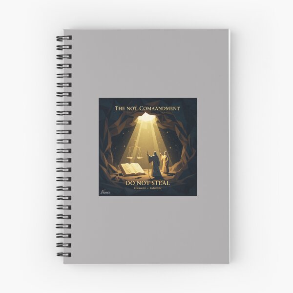 Item preview, The Eighth Commandment – Do Not Steal , designed and sold by PaintMeWorld.