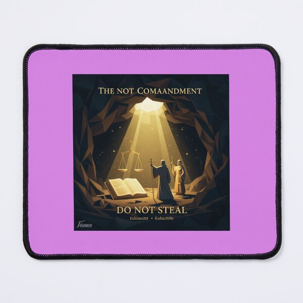 Item preview, The Eighth Commandment – Do Not Steal , designed and sold by PaintMeWorld.