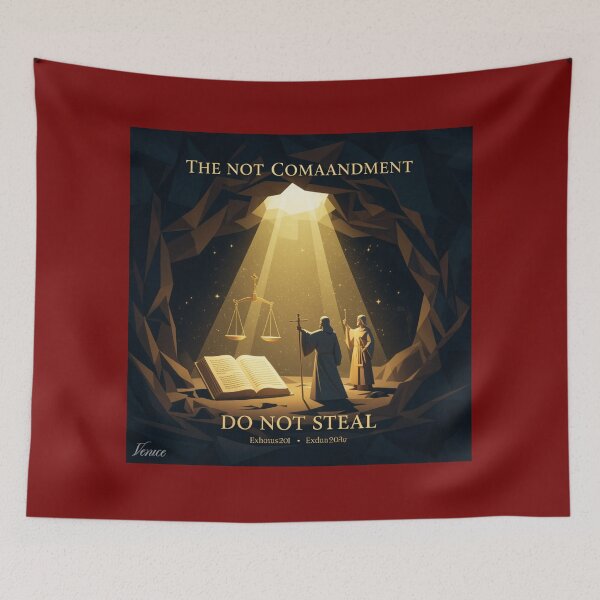 Item preview,  The Eighth Commandment – Do Not Steal ,  designed and sold by PaintMeWorld.