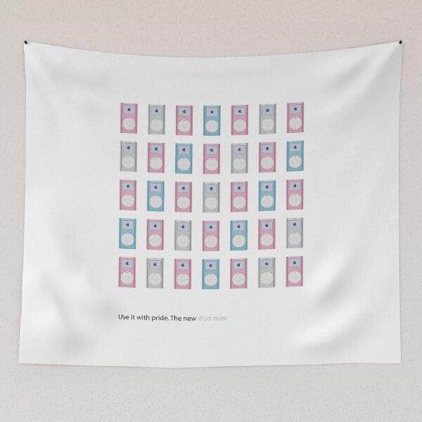 Item preview, Apple iPod mini Trans Pride Ad designed and sold by Sara's Café.