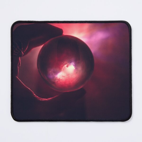 Item preview, Hand Holding Red Nebula in Crystal Ball - Magic Portal Concept designed and sold by MDB_Shop.
