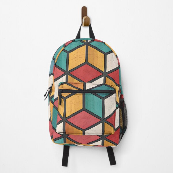Item preview, Vibrant 3D Cube Optical Illusion Pattern | Seamless Geometric Depth Design designed and sold by SaicoGN.