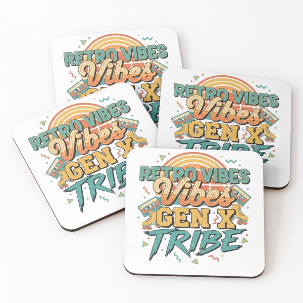 Item preview, Retro Vibes Gen X Tribe – Vintage 80s 90s Style for Proud Generation X designed and sold by LuxeGraphix.