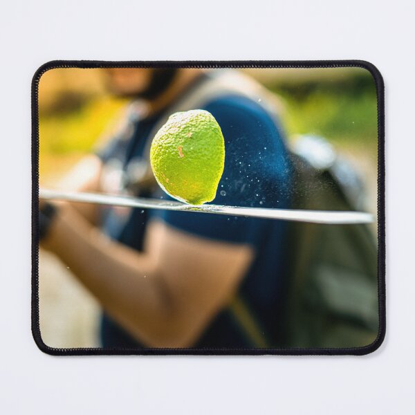 Item preview, Vibrant Lime Slice Moment on Sword - High-Speed Fruit Action designed and sold by MDB_Shop.