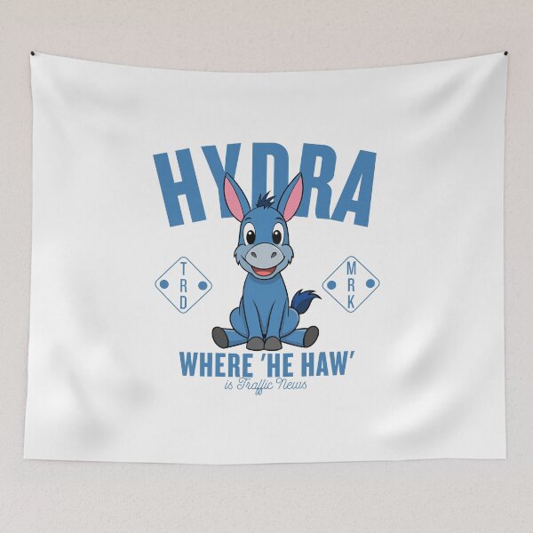 Item preview, Hydra: where 'HE HAW' is traffic news (Hydra Greece) designed and sold by Peerless-Prime.