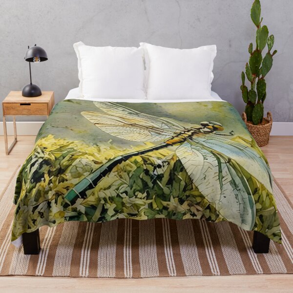 Item preview, Dragonfly in the Grass designed and sold by tomorrowsart.