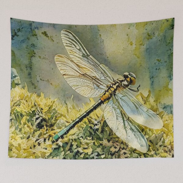 Item preview, Dragonfly in the Grass designed and sold by tomorrowsart.