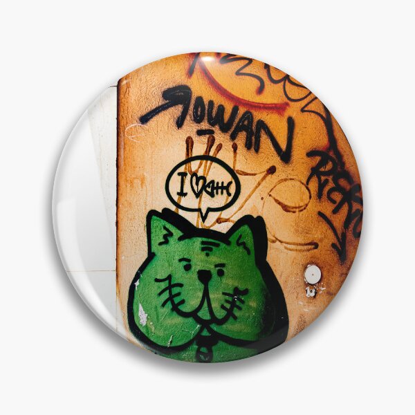 Item preview, Green Cat of Gràcia designed and sold by BadWolfStudios.