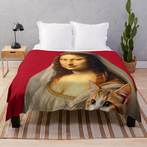Item preview, Bridal Mona Lisa – 3D Renaissance Wedding Portrait with Cat designed and sold by AwesomeDigiShop.