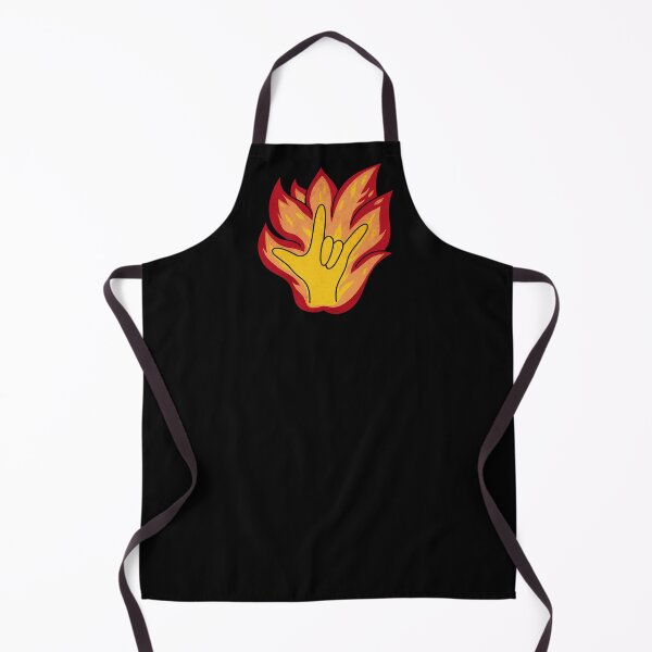 Item preview, Passionately Flaming Fire ASL ILY Love Sign  designed and sold by DDDInspiration.