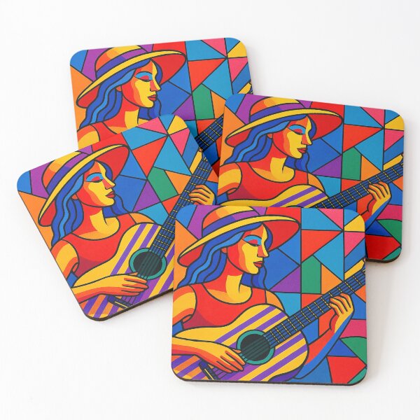 Item preview, Guitar sound meets color geometry designed and sold by Sigtrix.