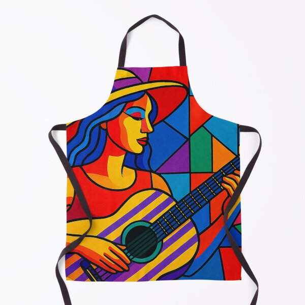Artikelvorschau, Gitarrenklang trifft Farbgeometrie entworfen und verkauft von Sigtrix.