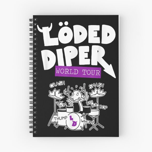 Item preview, Diary of a Wimpy Kid Front and Back Loded Diper Band Funny designed and sold by EvelysEmelia.