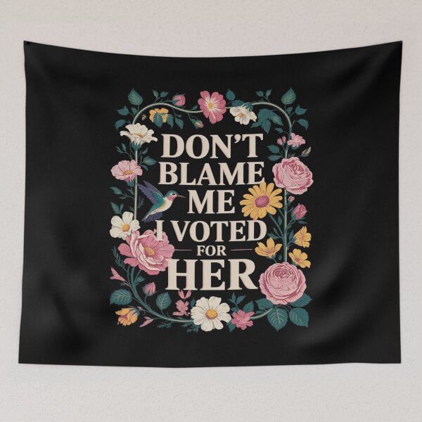 Item preview, Womens Don't Blame Me I Voted for Her Anti Trump  designed and sold by GGrizeldaRivas.
