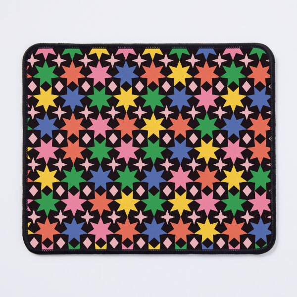 Item preview, Colorful Star & Diamond Pattern – Festive Geometric Design designed and sold by NicolaZhukov.