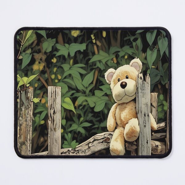 Item preview, Teddy on Fence designed and sold by tomorrowsart.