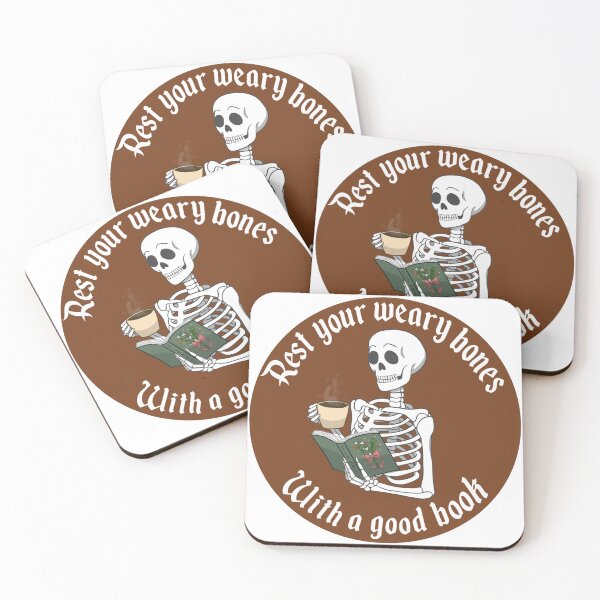 Item preview, Rest Your Weary Bones with a Good Book designed and sold by Kernbot Artworks.