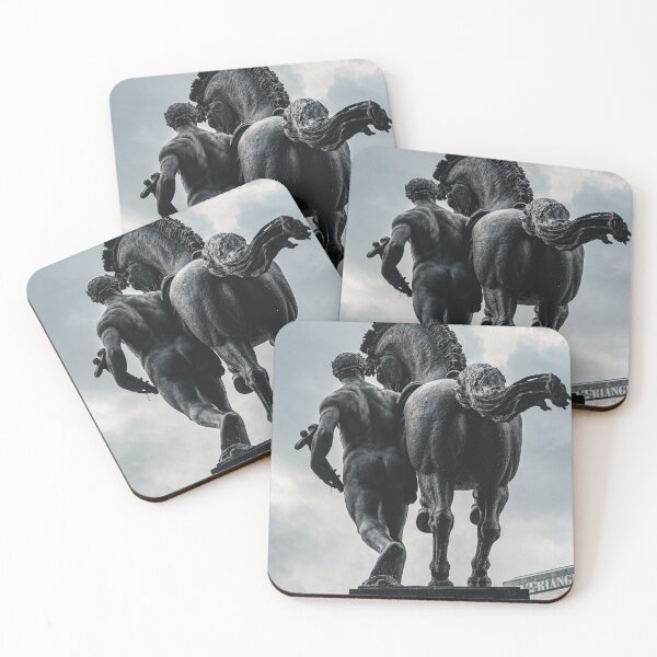 Item preview, Horse and Youth, Plaça de Catalunya designed and sold by BadWolfStudios.