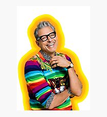 Jeff Goldblum of Happiness Photographic Print