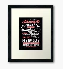 HELICOPTER Framed Print