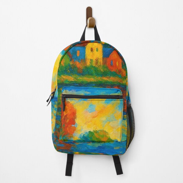 Item preview, Bright village on the lake designed and sold by Sigtrix.