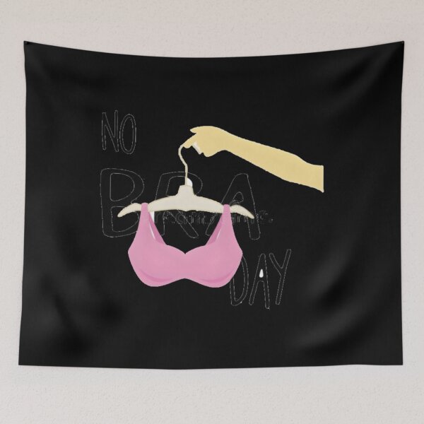 Item preview, National No Bra Day (pink bra) designed and sold by KaiDiasOliveira.