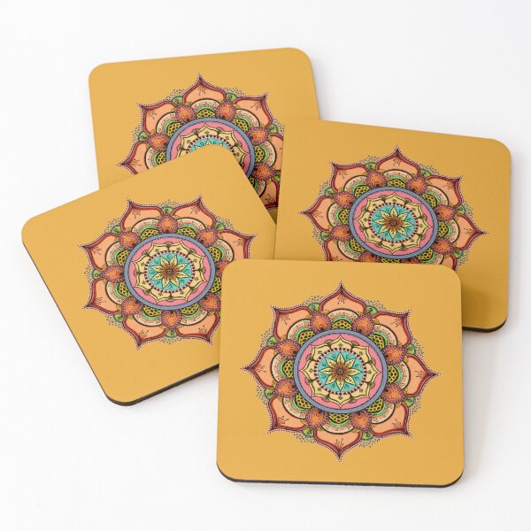 Item preview,  Colorful Vibrant Geometric Mandala designed and sold by NaliniLe.
