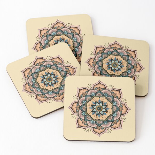 Item preview, Colorful Earth Tones Geometric Mandala designed and sold by NaliniLe.
