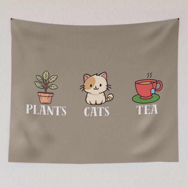 Item preview, Plants Cats Tea designed and sold by buglevel.