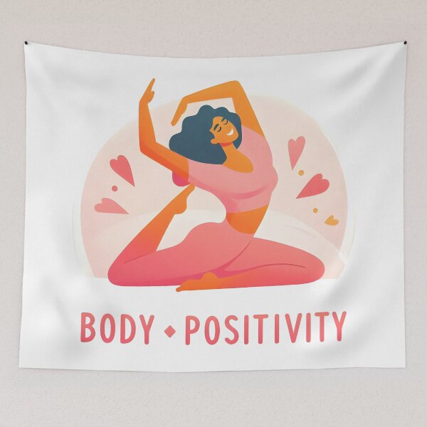 Item preview, body positivity, self love, body image, acceptance designed and sold by TrueArtVibes.