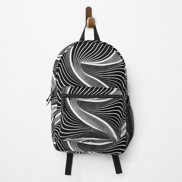 Item preview, Abstract Wavy Line Illusion | Seamless Flowing Motion Pattern designed and sold by SaicoGN.