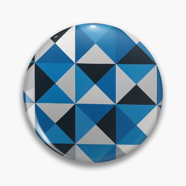 Item preview, Geometric clarity in blue designed and sold by Sigtrix.