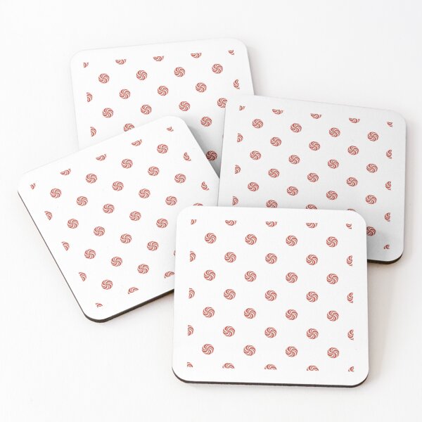 Item preview, : Minimal Red Swirl Pattern designed and sold by applecs.