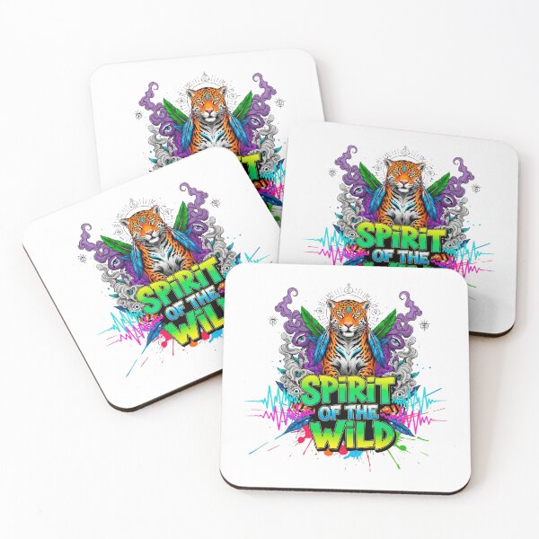 Item preview, Psychedelic Jaguar Spirit Animal Art designed and sold by SholoStudio.