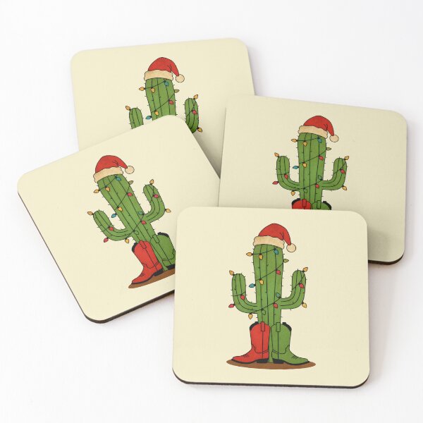 Item preview, Cowboy Christmas Cactus – Funny Western Holiday Design designed and sold by Imaginationbeyond.