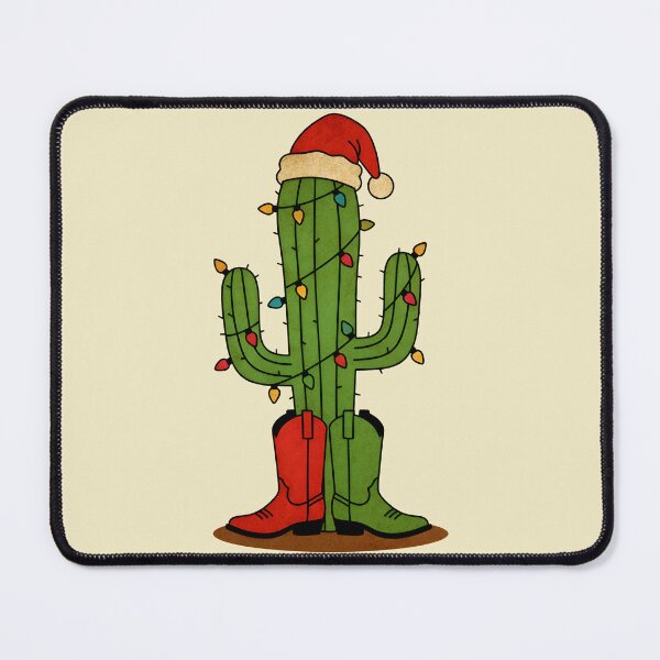 Item preview, Cowboy Christmas Cactus – Funny Western Holiday Design designed and sold by Imaginationbeyond.