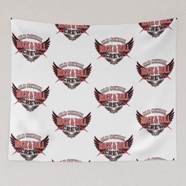 Item preview, Old School Rock & Roll Crew – Vintage Retro Music Lover Design for Classic Rock Fans designed and sold by LuxeGraphix.