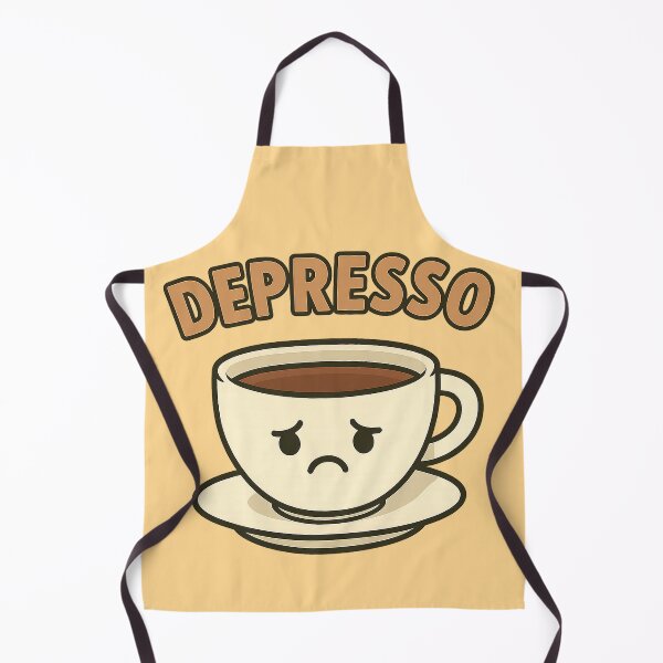 Item preview, Depresso | Funny Sad Coffee Cup Cartoon Design designed and sold by Nuvijo.
