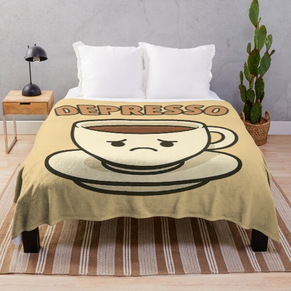 Item preview, Depresso | Funny Sad Coffee Cup Cartoon Design designed and sold by Nuvijo.