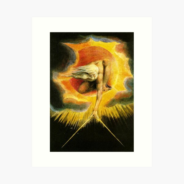 Item preview, HD Ancient of Days, by William Blake HIGH DEFINITION Original colors designed and sold by MINDTHECHERRY.