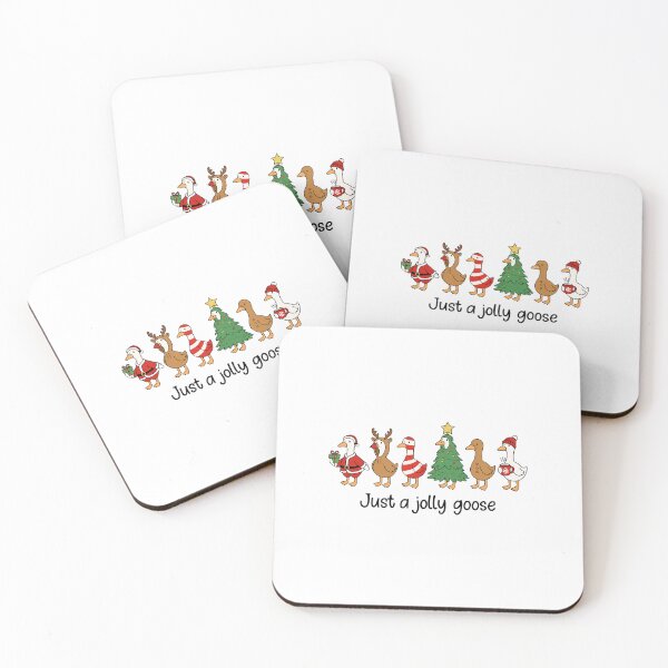 Item preview, Just a Jolly Goose – Funny Christmas Goose Holiday Design designed and sold by kiralynstration.