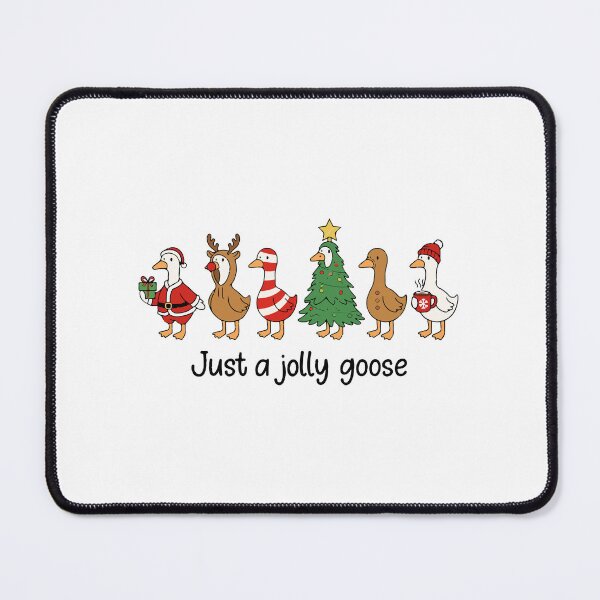Item preview, Just a Jolly Goose – Funny Christmas Goose Holiday Design designed and sold by kiralynstration.