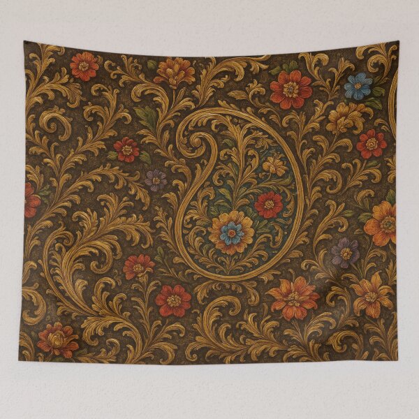 Item preview, Golden floral splendor in the Baroque style designed and sold by Sigtrix.